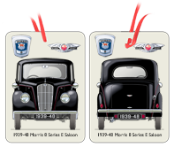 Morris 8 Series E 2dr Saloon 1939-48 Air Freshener